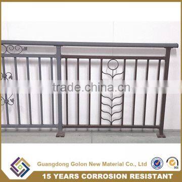 High quality balcony railing /iron grill design for veranda