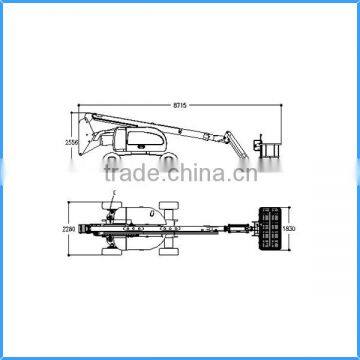 GTZZ18J Sinoboom Self-propelled Hydraulic Articulated Boom Lift photo-2