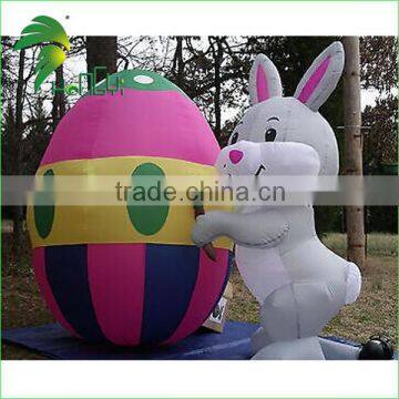 Inflatable Bunny Egg for Happy Easter , Inflatable Cartoon Toy photo-2