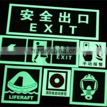 Photoluminescent vinyl for IMO signs, IMO symbols