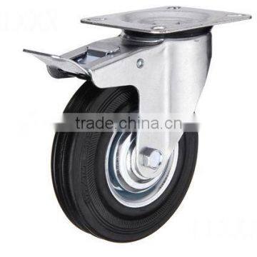 industrial caster with brake