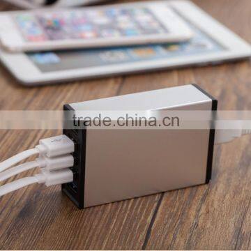 Cell phone charger multi USB power adapter for restaurant universal charging station