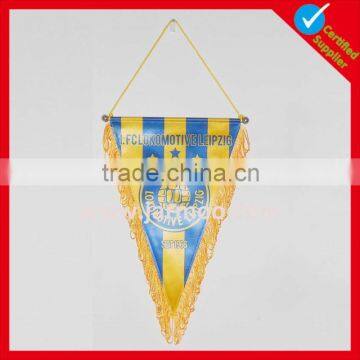 free design custom golden fringe gift flags