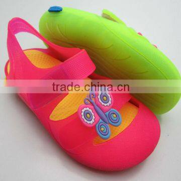 2014 New Design and Fashion PVC+EVA Kids Sandals for Summer