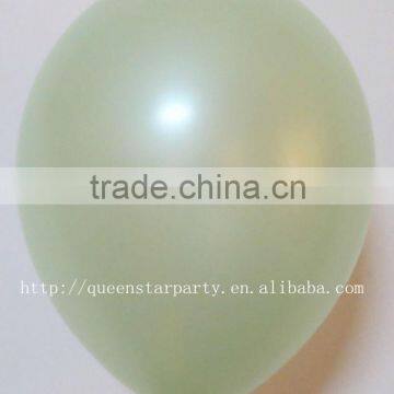 Natural latex helium balloon party balloon Neon color green