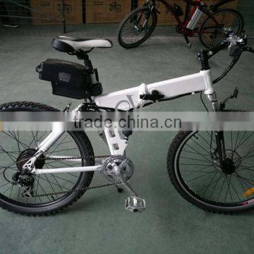 26 inch foldable Electric Bike with 36V 10Ah Frog Lithium Battery XY-TDE09Z