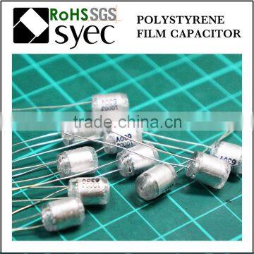 Tight Tolerances Radial Lead 22J 63V Polystyrene Film Capacitor