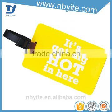 trade assurance promotion cheap bulk plastic luggage tag