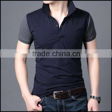 Top quality men 100% cotton two color polo t shirt with factory prices                        
                                                Quality Choice