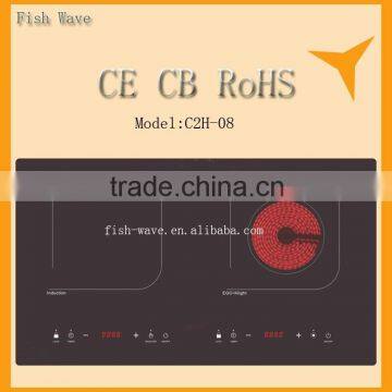 induction hob Vietnam style product 2 zones for cookware cover infrared induction cooker home appliances