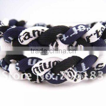 Power Triple Braided Ionic Titanium Balance Sport Baseball Necklace Quality Choice