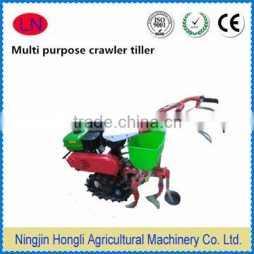 Mini Tiller With Reaper Harvester