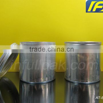 300g/300ml Seamless Aluminum Storage Can with threaded lid