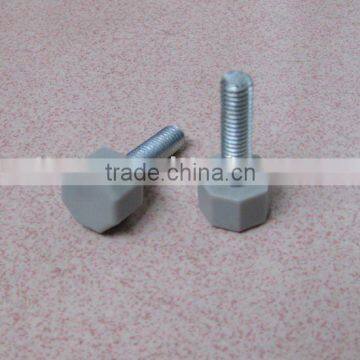 Furniture plastic adjustable leg