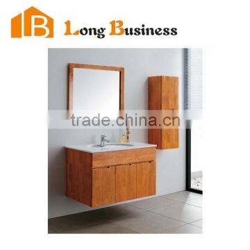 LB-JL2044 Modern Free Standing Solid Wood Bathroom Vanity With Mirror