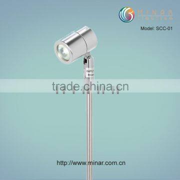 High brightness, Aluminum shell,1-1W, LED cabinet spotlights