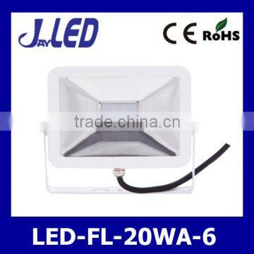 Aluminum die-casting white color pass TUV high quality led flood ultrathin light 20w