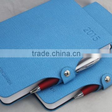 high quality Italy pu leather diary notebook latest Italy change color pu leather diary notebook