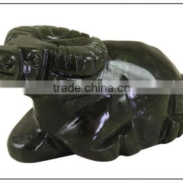 Auspicious Jade Feng Shui ox , ox statue