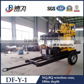 DF-Y-1 Portable hydraulic used core sample drilling rigs