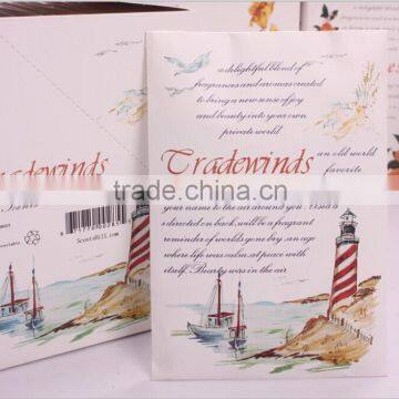 2014 new Chinese factory manufactured Ocean breeze hanging scented sachet