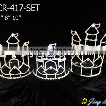 cheap princess castle crown rhinestone pageant tiara