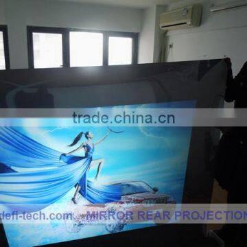 DEFI best price 59square meter(1.27m*46.61m) white front projection films stick on glass