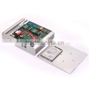 Computer Wholesale Distributor N3510 2.00 Ghz hd Ports Fanless Mini pc Linux Dual Display 300M WIFI Quad Core Processor photo-3