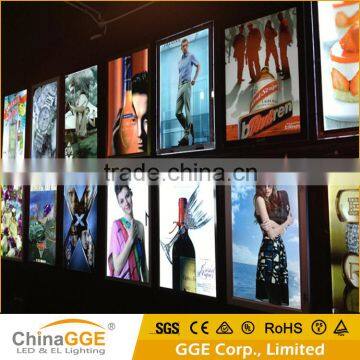 Ultra Slim 18mm Aluminum LED Light Frame Picture Frame Snap Slim LED Frame