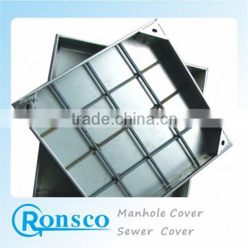 Stainless Steel Recessed Square Manhole Cover with 316L