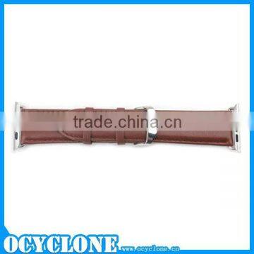 Top leather wristlet for apple watch accessory