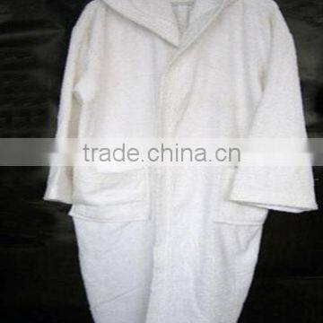Velour bathrobe hotel amenities