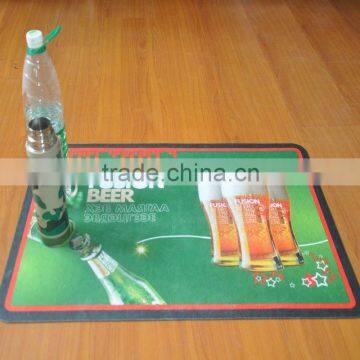 environment new non-woven airplane table mat/rubber table mat