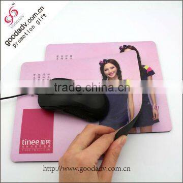 Guangzhou factory new product OEM design beautiful girls mouse pad