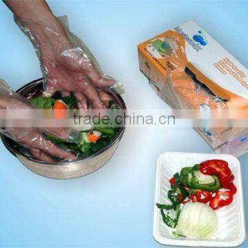 100% raw material PE sanitary gloves