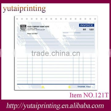 Custom Compact carbonless Shipping Invoice Bill