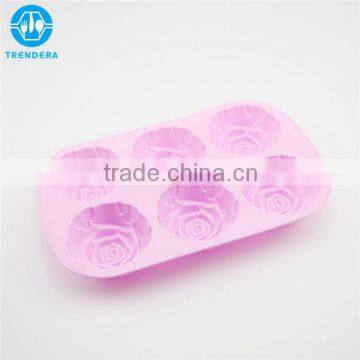 Flower Shaped Rose Silicone Soap Mold