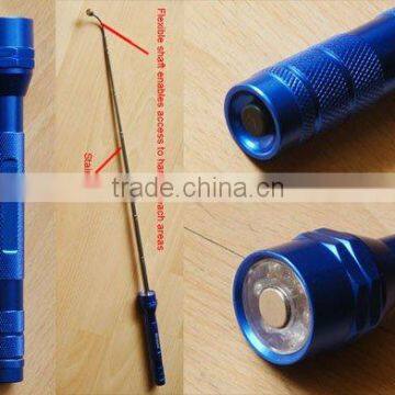 Magnetic pick-up tools with 6 LED