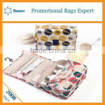 Flower Printed Travel eco beauty cosmetic bag for women                        
                                                                                Supplier's Choice