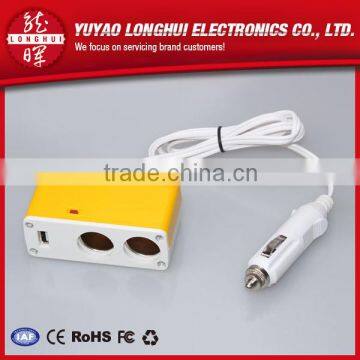 12v car charger socket, car extension socket