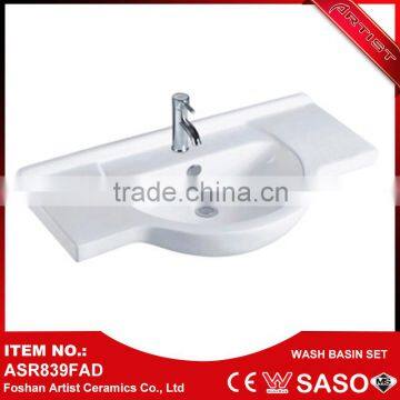 Modern House Design Bathroom Vessel Undermount Trough Sink