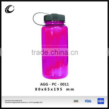 PP PC PS drinkware plastic water bottle logo printing 500 600ml plastic bottle wholesale plastic bottle models