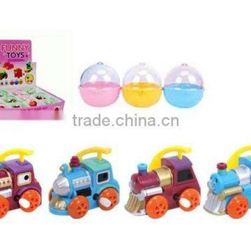 12pcs wind up train toys