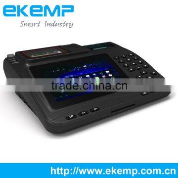 Mobile pos terminal with integrated printer