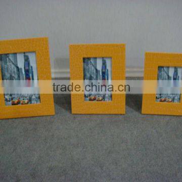 Simple Orange Mirror Frame