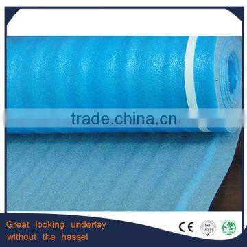 China waterproof blue eva foam laminate flooring underlayment