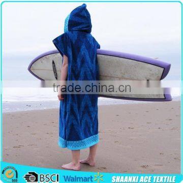 100% Cotton Surf Custom printed Hooded adult towelling men's poncho                        
                                                Quality Choice