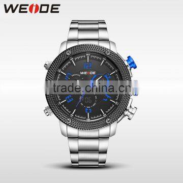 men quartz watch full stainless steel strap fashion wrist watch men's watch