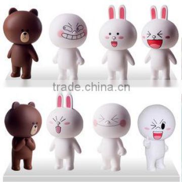 OEM mini vinyl animal toy,cartoon vinyl animal toy