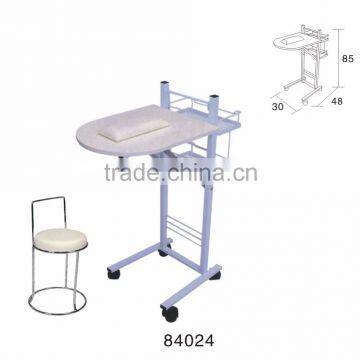 84024 portable Manicure Table, Nail Desk,Nail Table nail salon manicure table with polish holder cabinet